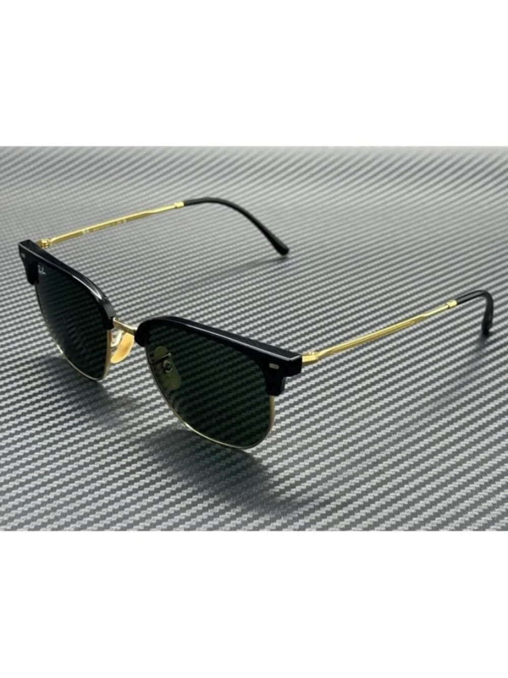 New Ray-Ban Men Black on Arista Sunglasses 51-20-145